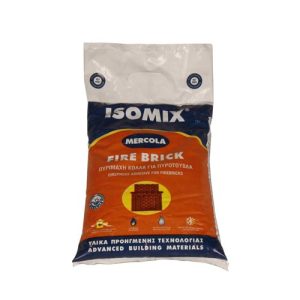 ISOMIX FIRE BRICK Πυρίμαχη Κόλλα Πυρότουβλων έως 1400°C Evochem