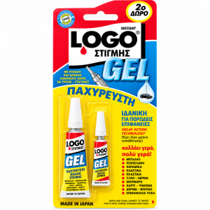 Κόλλα Στιγμής LOGO Gel 2+1gr