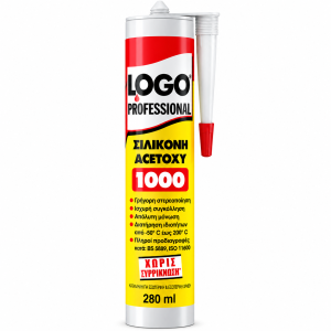 Σιλικόνη Γενικής Χρήσης LOGO Acetoxy 1000 280ml
