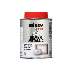 SILVER METALLIC Ασημί Μεταλλικό Διακοσμητικό Χρώμα Διαλύτου Evochem