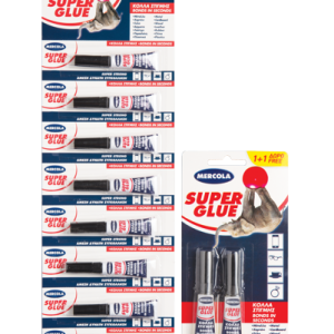 SUPER GLUE Κυανοακρυλική Κόλλα Στιγμής Γενικής Χρήσης Evochem