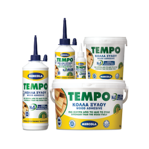 TEMPO Λευκή Κόλλα Ξύλου PVAC – Υψηλής Αντοχής