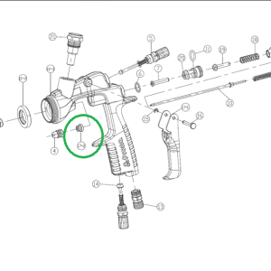 VALSPRAY VS 830  – Trigger Guide για πιστόλι ψεκασμού