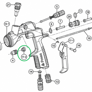 VALSPRAY VS 830 – Trigger Guide για πιστόλι ψεκασμού